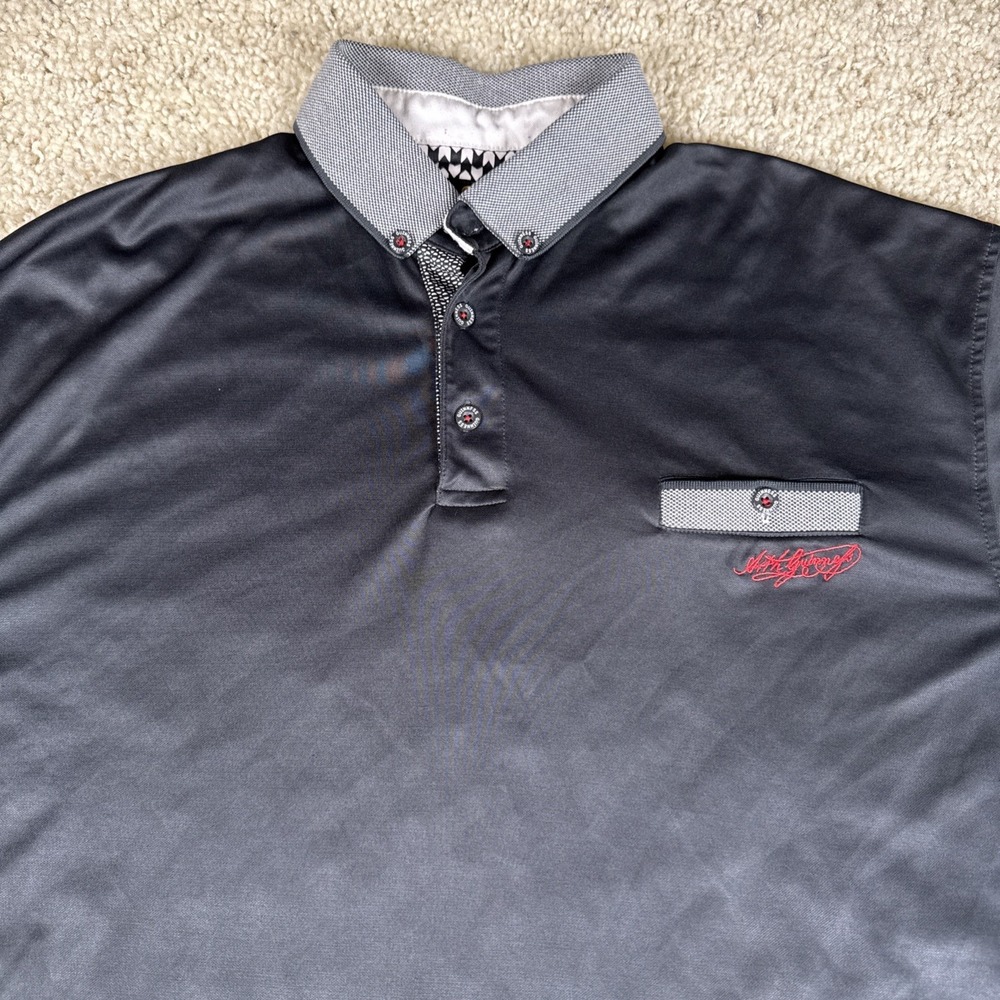 Guinness Signature Arth G Gray Pocket Polo Shirt Men's Size XXL
